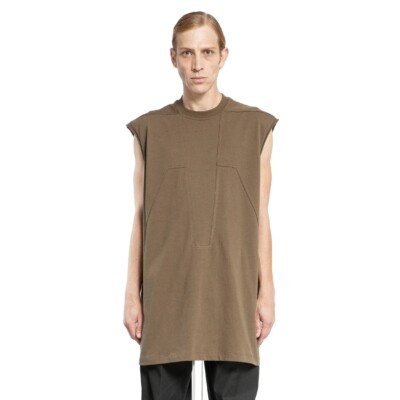 Rick Owens Splintered tarp Tank-top