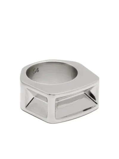 Rick Owens The Imploded ring - Silver
