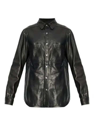 Rick Owens button-fastening flap-pocket shirt - Black