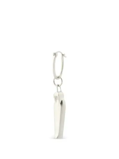 Rick Owens sarcophagus single earring - Silver