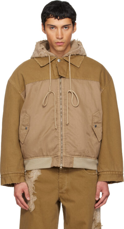 Song for the Mute Khaki TKL Edition Faded Denim Jacket