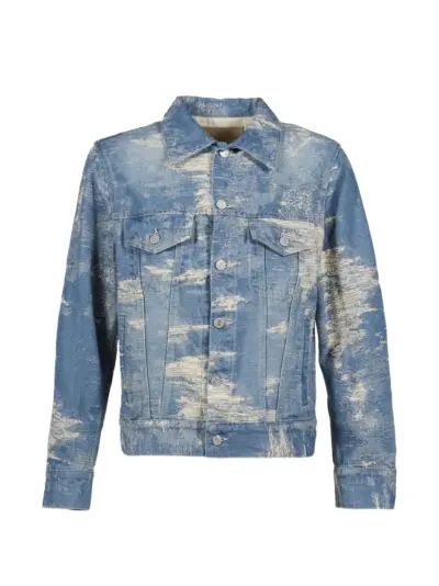 Taakk button-up denim jacket - Blue
