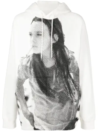 Takahiromiyashita The Soloist graphic-print cotton hoodie - White