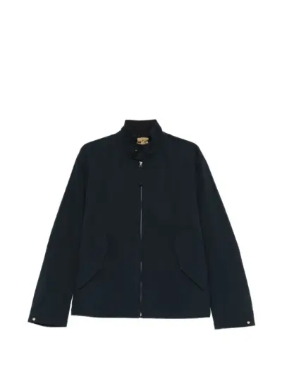 Ten C Mid Layer high-neck zip-up jacket - Blue