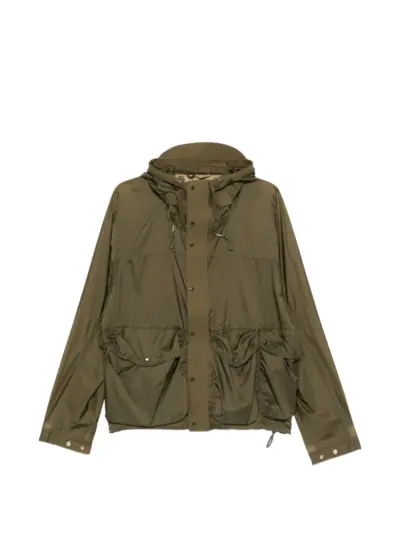 Ten C Skye Ten hooded flap-pocket jacket - Green