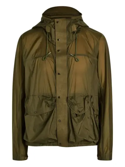 Ten C Skye Ten hooded jacket - Green