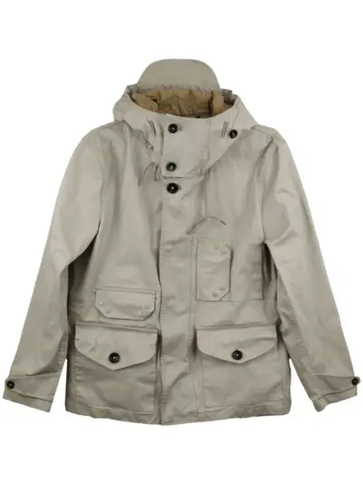 Ten C Smock hooded windbreaker - Neutrals
