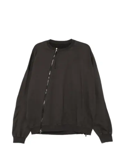 The Viridi-Anne sweat zip-up cardigan - Grey