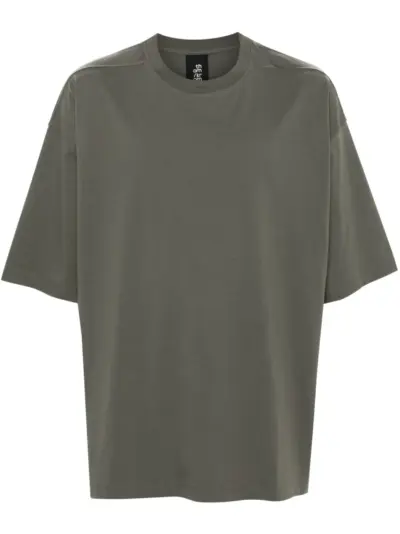 Thom Krom crew-neck cotton T-shirt - Green