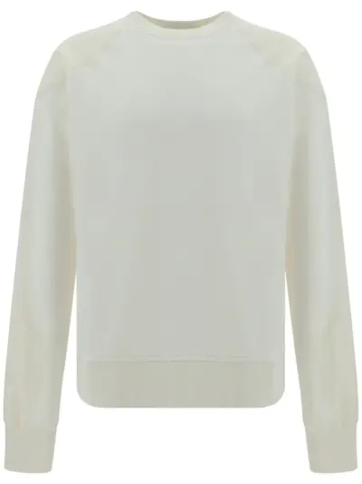 Thom Krom panel-detailing cotton sweatshirt - White