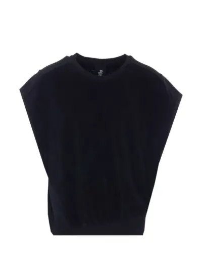 Thom Krom sleeveless panelled top - Black