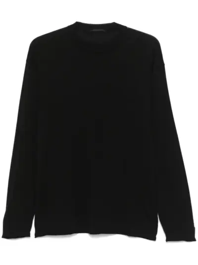 Transit crew-neck sweater - Black
