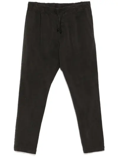Transit elasticated-drawstring trousers - Grey