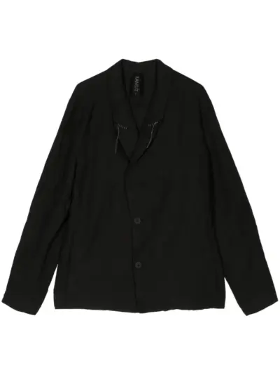 Transit off-centre fastening blazer - Black