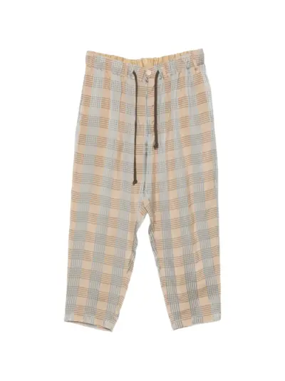 Uma Wang Pigiama drawstring trousers - Neutrals