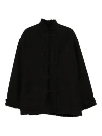Uma Wang knot-button jacket - Black