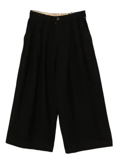 Uma Wang pleated wide-leg trousers - Black