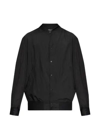 Y-3 Y-3 Collegiate ribbed bomber jacket - Black