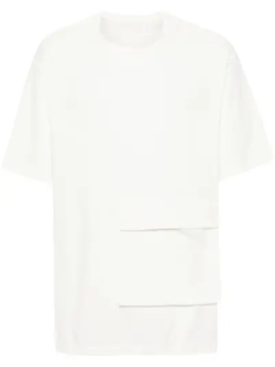 Y-3 crepe jersey T-shirt - White