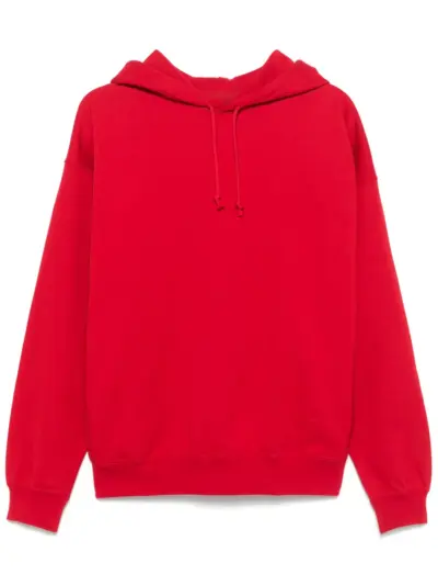 Y-3 graphic-print hoodie - Red