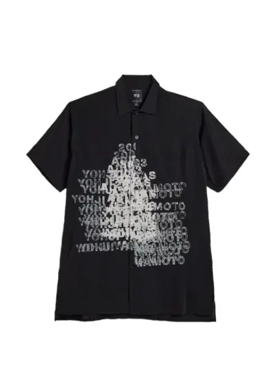 Y-3 graphic shirt - Black