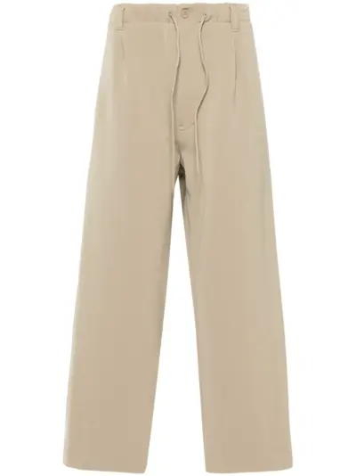 Y-3 signature 3-stripes logo track pants - Neutrals