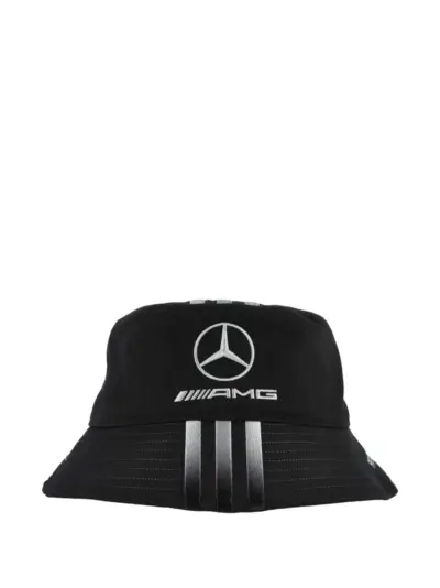 Y-3 x Mercedes logo bucket hat - Black