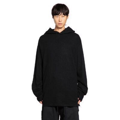 Yohji Yamamoto Hooded Long Sleeve Top