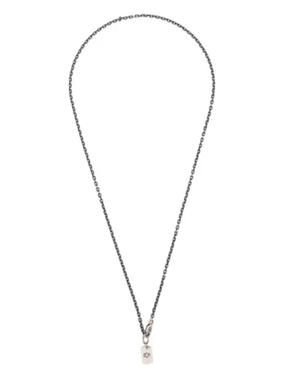 Yohji Yamamoto Standard Chain necklace - Grey