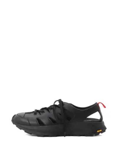 Yohji Yamamoto cut-out sneakers - Black