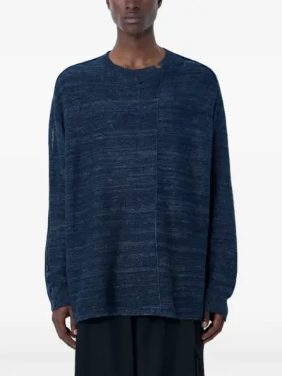 Yohji Yamamoto long-sleeve sweater - Blue