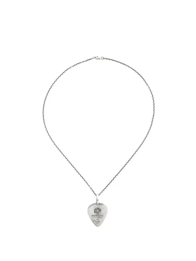 Yohji Yamamoto plectrum necklace - Metallic