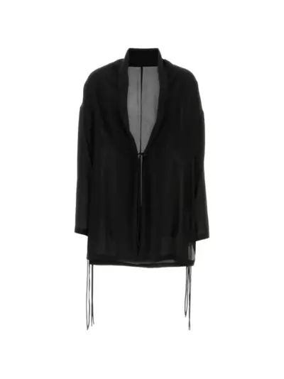 Yohji Yamamoto silk jacket - Black