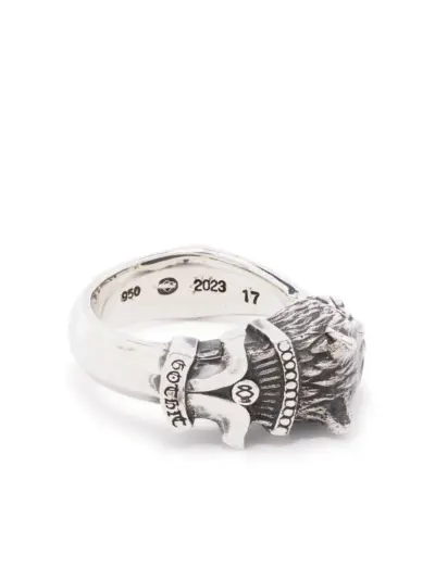 Yohji Yamamoto wolf head ring - Silver