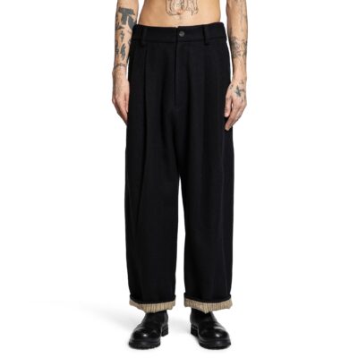 Ziggy Chen Pleated Drop Crotch Trousers