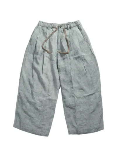 Ziggy Chen drawstring trousers - Grey