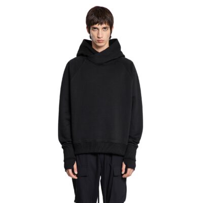 thom/krom Cotton Jersey Wrap Hoodie