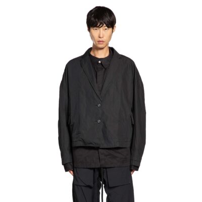 thom/krom Lurex Canvas Cropped Blazer