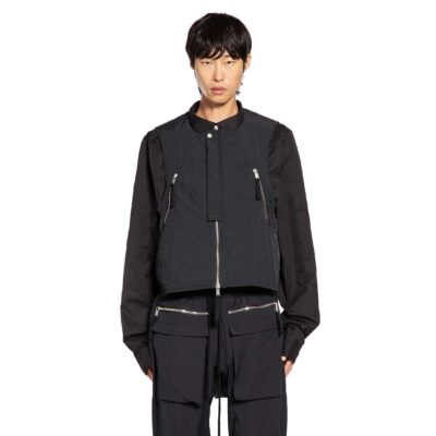 thom/krom Nylon Bomber Vest