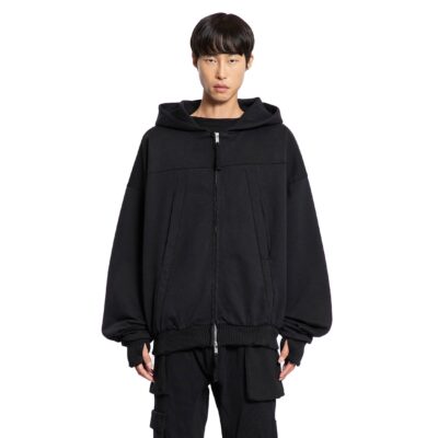 thom/krom Zip-Up Hoodie with Hand Gaiters