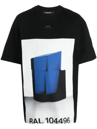 A-COLD-WALL* graphic-print short-sleeve T-shirt - Black