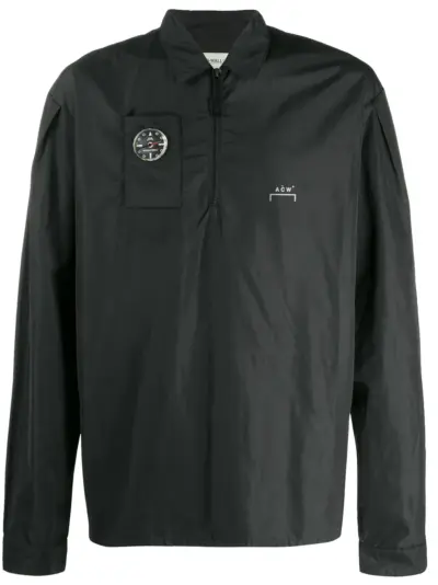 A-COLD-WALL* nylon compass jacket - Black