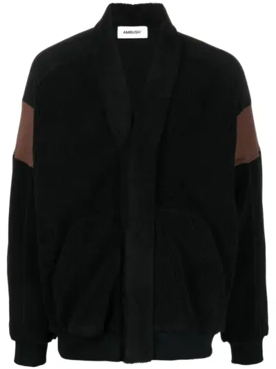 AMBUSH contrast-panel bomber jacket - Black