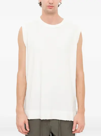 Andrea Ya'aqov raw-edge panelled T-shirt - White