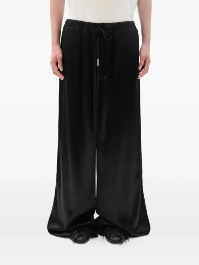 Ann Demeulemeester Albertus drawstring relaxed trousers - Black