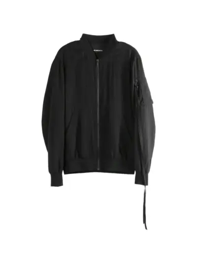 Ann Demeulemeester Dries zip-up bomber jacket - Black