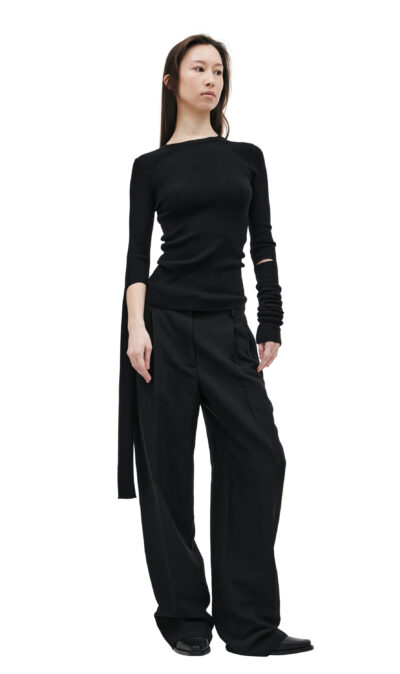 Ann Demeulemeester Wool sweater with cutouts