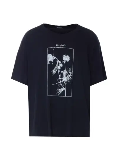 Ann Demeulemeester floral-print T-shirt - Black