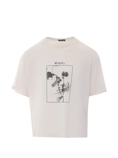 Ann Demeulemeester floral-print T-shirt - White