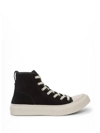 Ann Demeulemeester mid-top vulcanised sneakers - Black